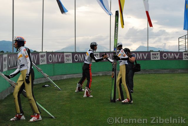 289 Jure Bogataj, Robert Kranjec, Primoz Pikl